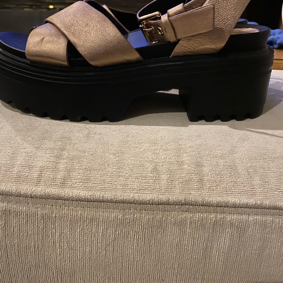 Shellys London Stack Heel Sandals - Picture 4 of 7